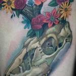 Tattoos - Floral Deer Skull - 125024